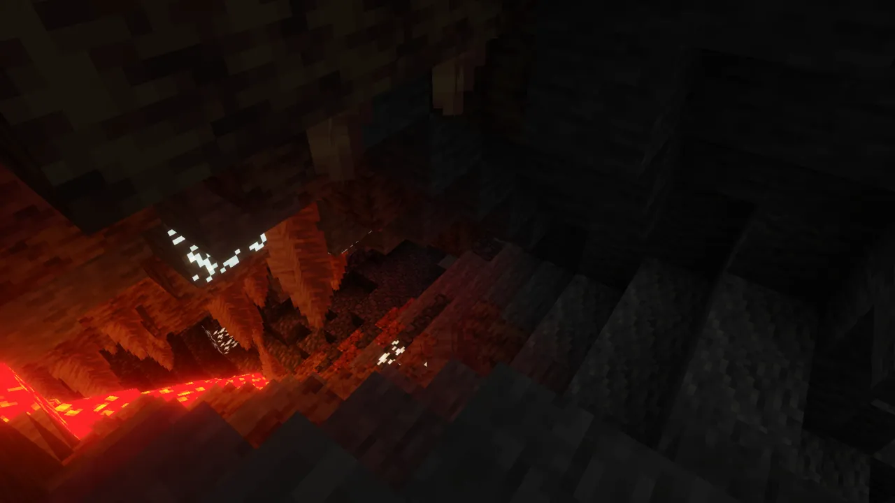 Vibrancy shader: Lava flowing in a dark cave