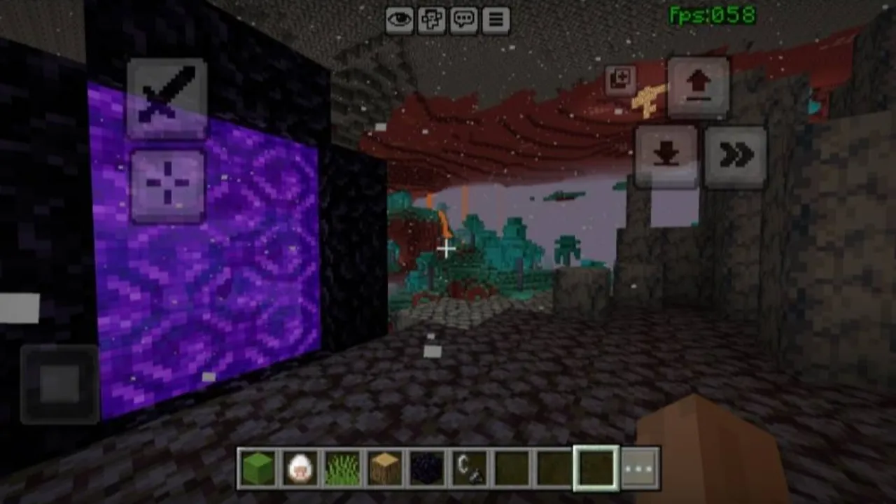 VulkanCore shader: Purple portal in a cave