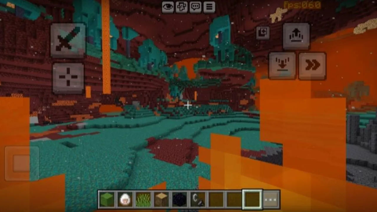 VulkanCore shader: Underwater cave with lava and blocks