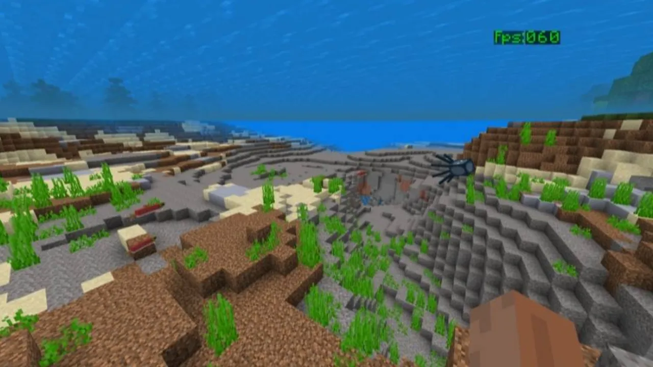 VulkanCore shader: Underwater scene with clear water and grass