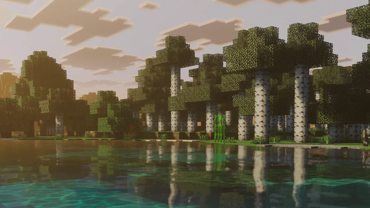 Xiao Enhanced Visuals shader: Xiao Visuals Enhanced - Birch Forest