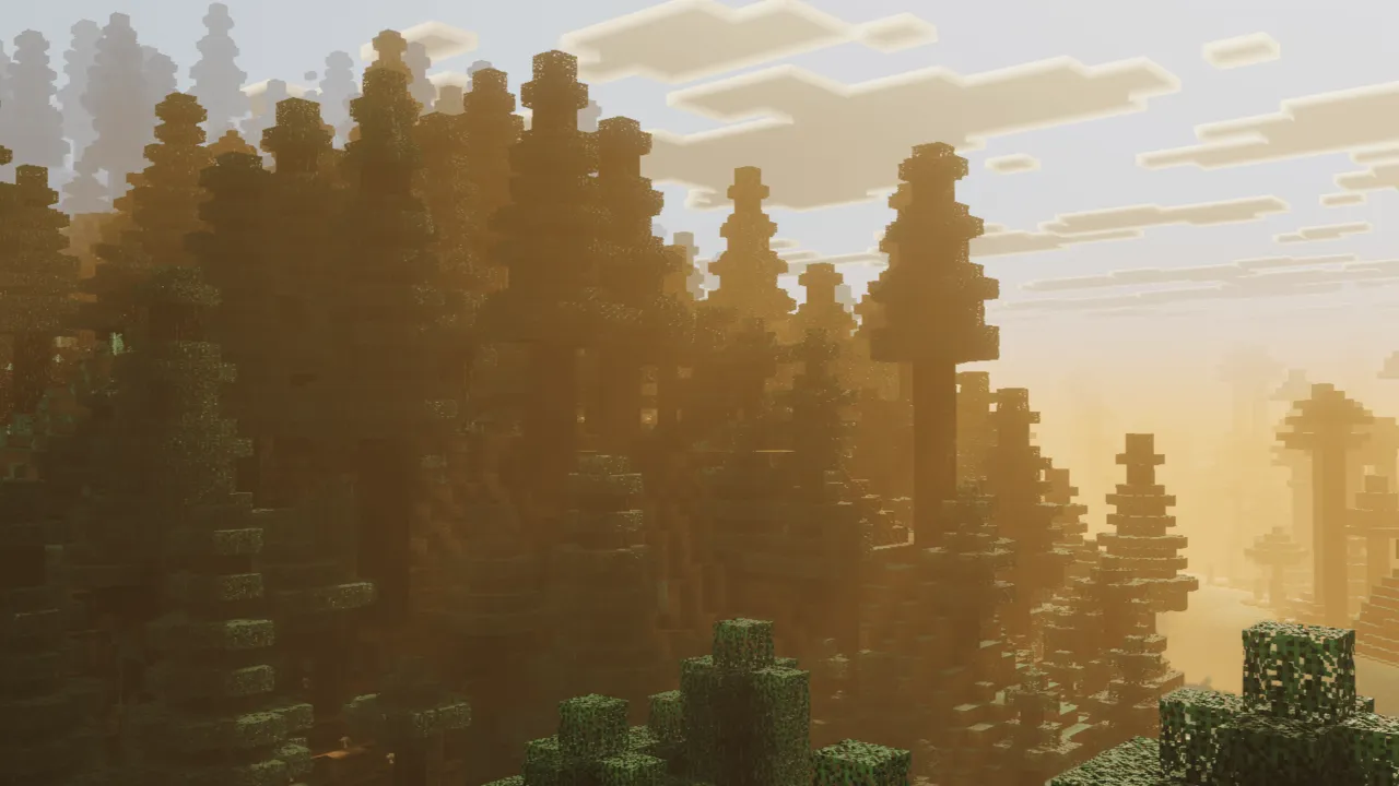 Xiao Enhanced Visuals shader: Xiao Visuals Enhanced - Taiga Forest