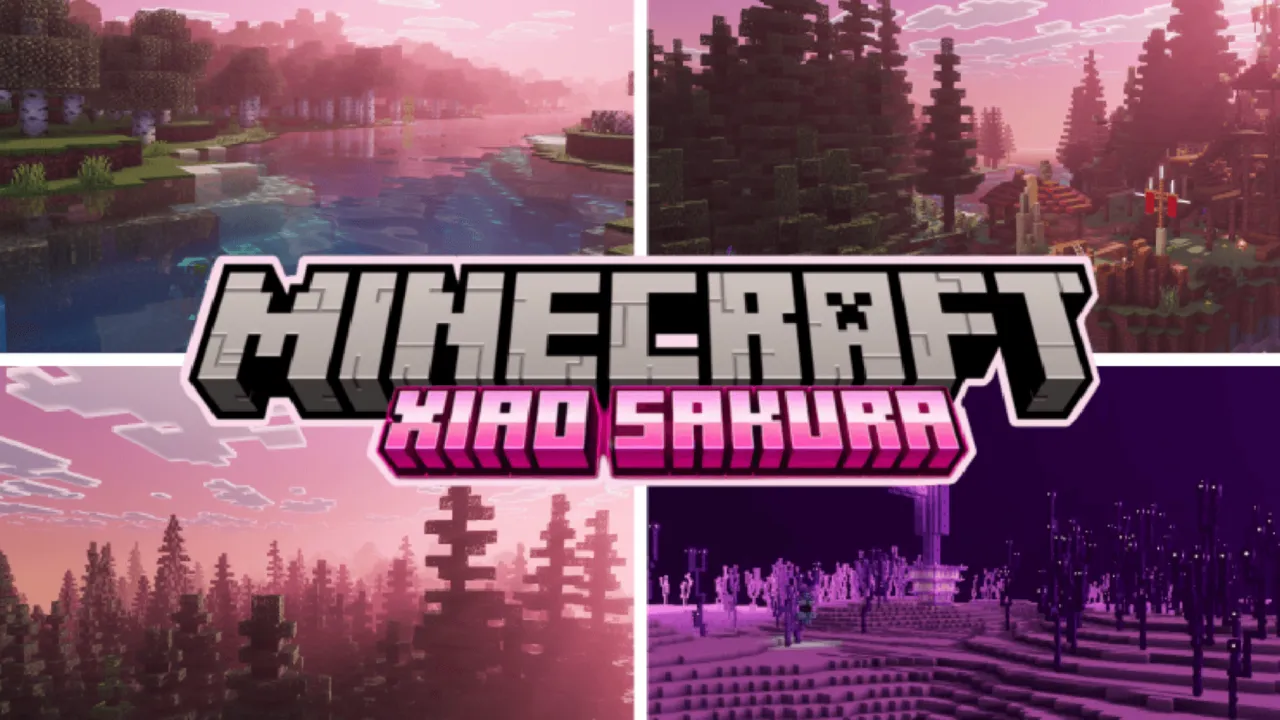 Xiao Sakura Visuals shader for Minecraft PE: cover art