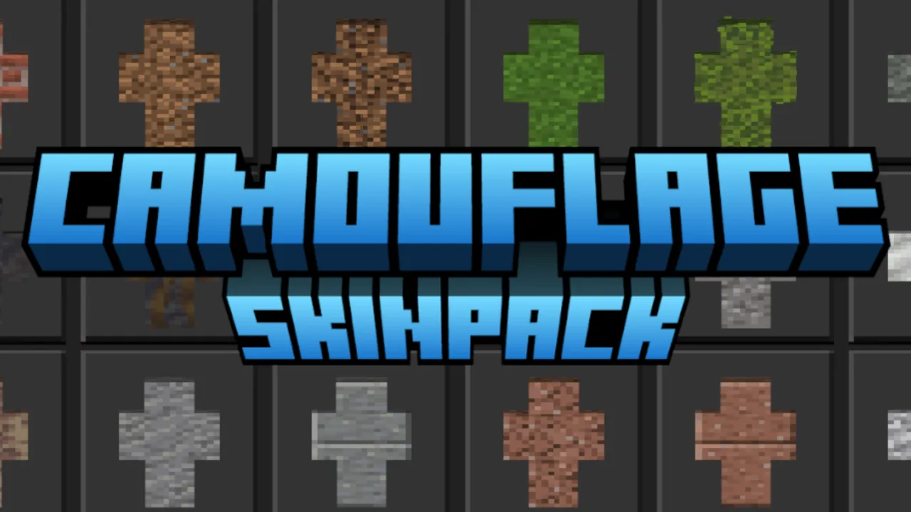 Camouflage and Trolling Skinpack for Minecraft PE: screenshot 1