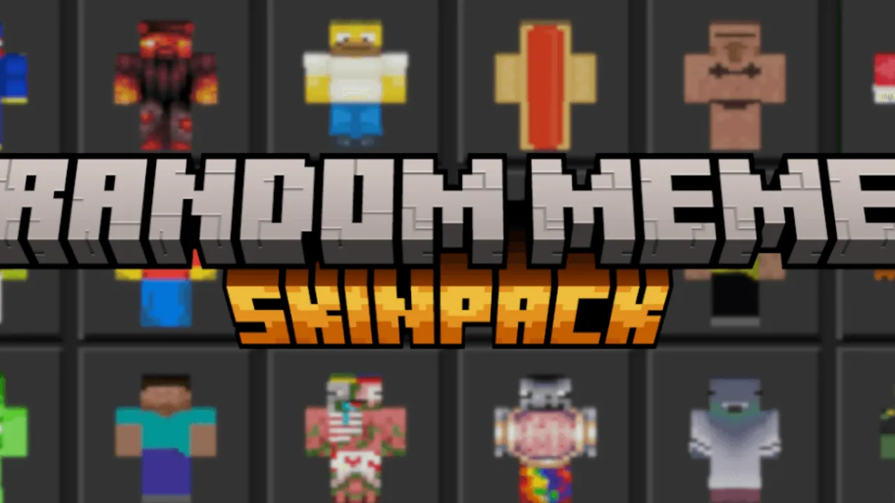 Random Meme Skinpack skin pack for Minecraft PE, screenshot 1