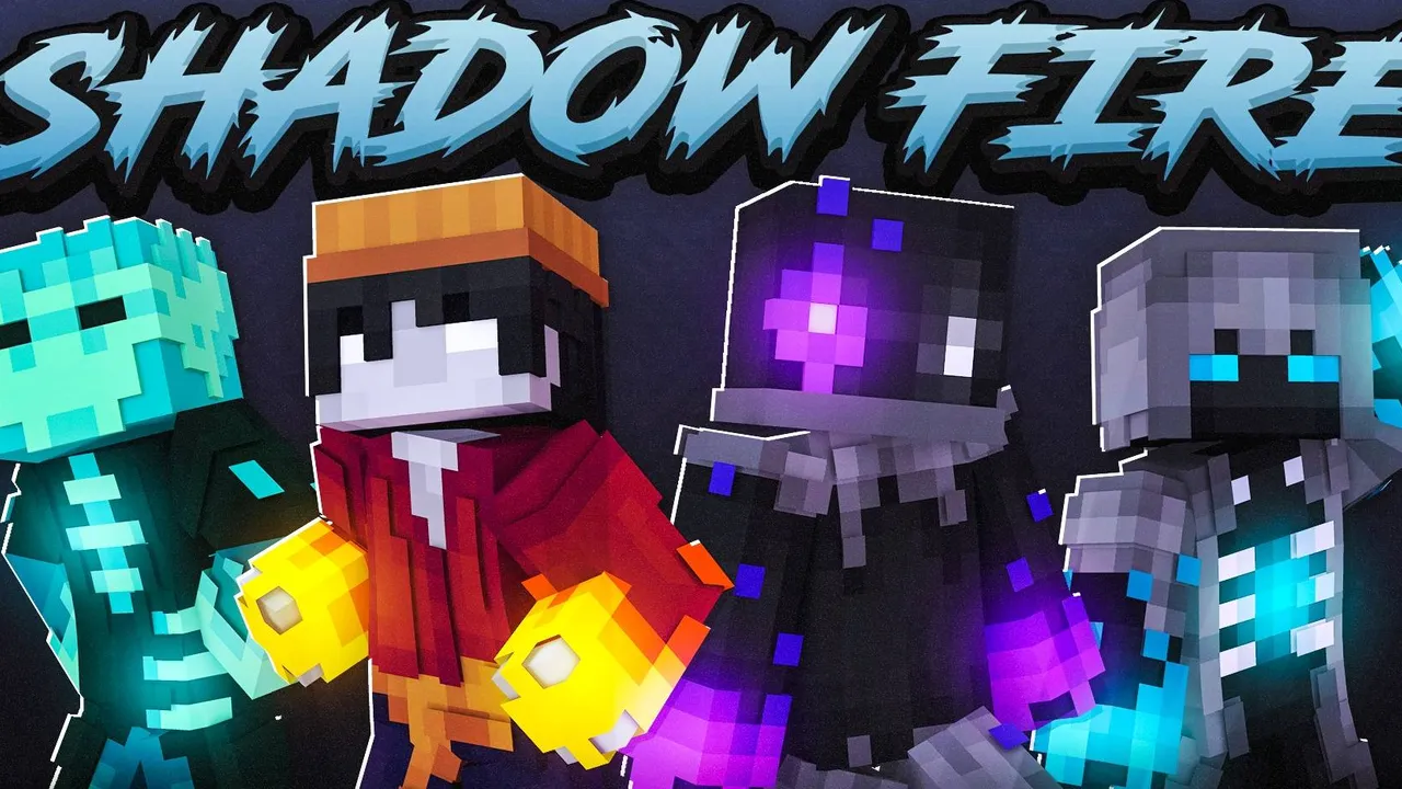 Shadow Fire skin pack for Minecraft PE: cover art