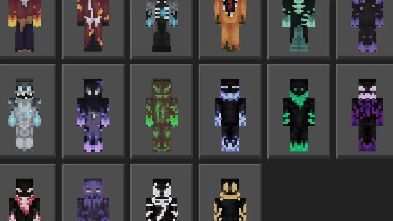 Shadow Fire skin pack: Skins included