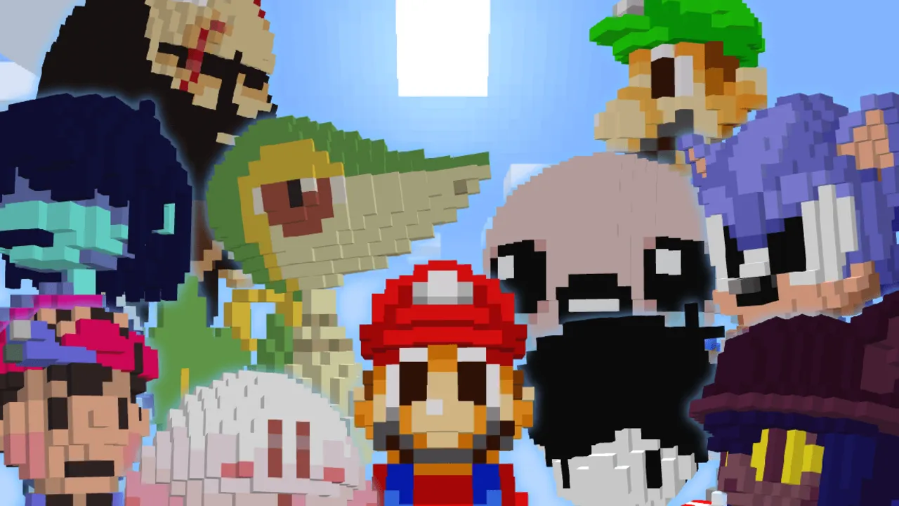 SRG's Voxel Skin Pack skin pack for Minecraft PE, screenshot 1