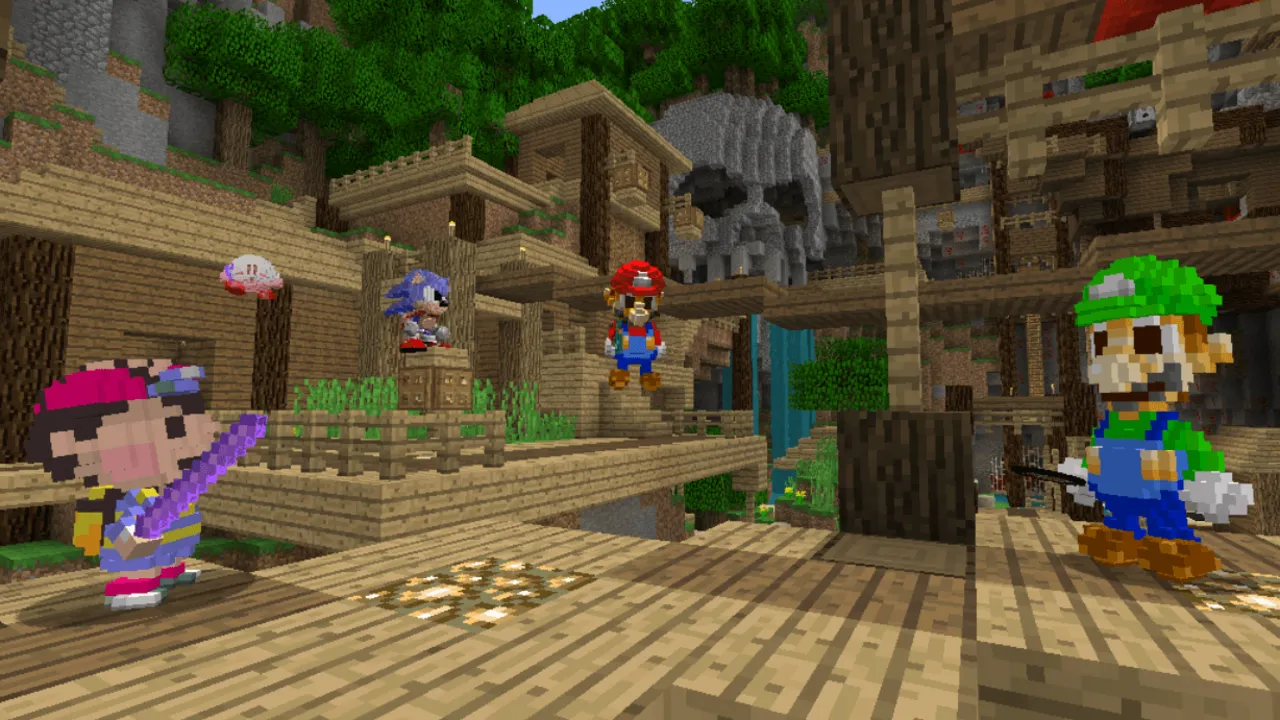 SRG's Voxel Skin Pack skin pack for Minecraft PE, screenshot 2