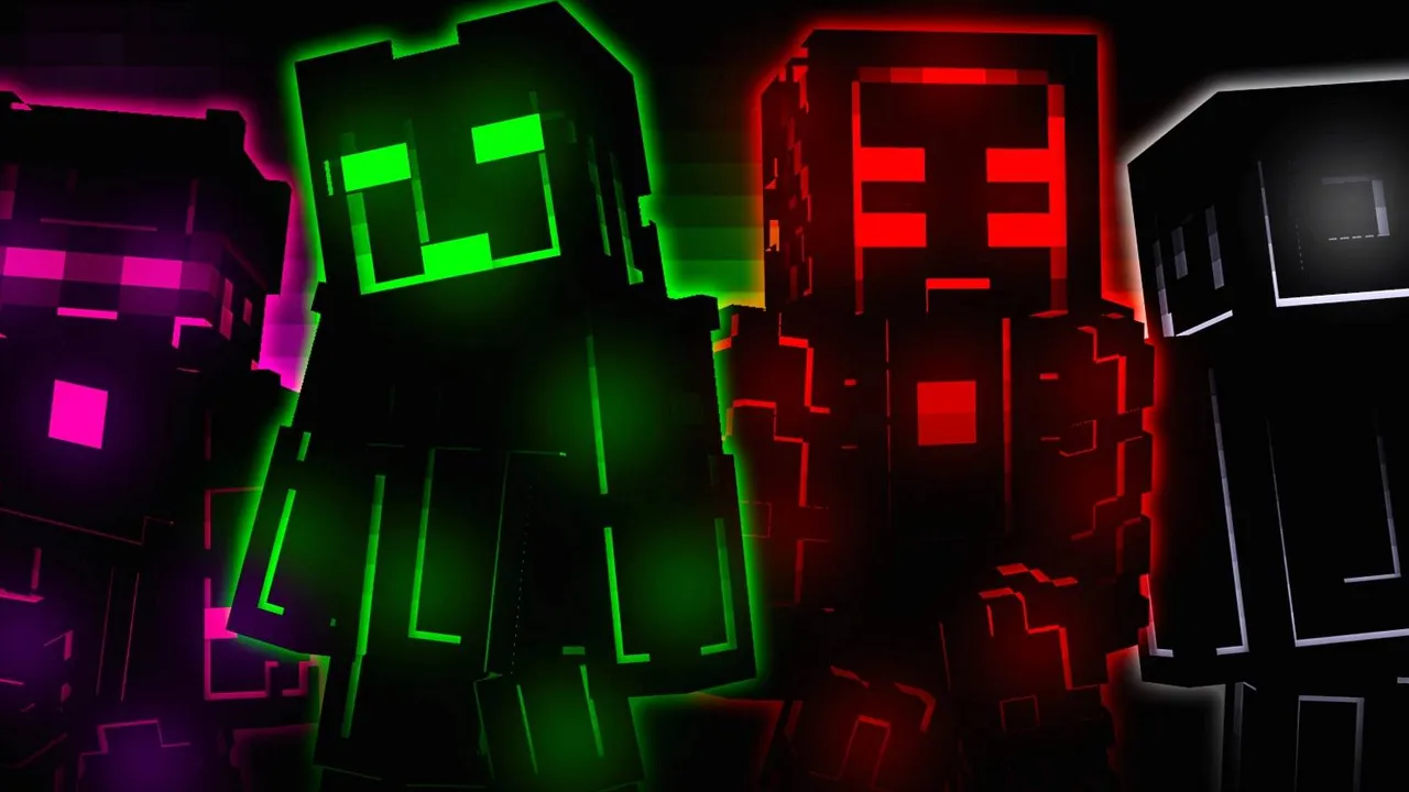 Void Walkers skin pack for Minecraft PE: cover art