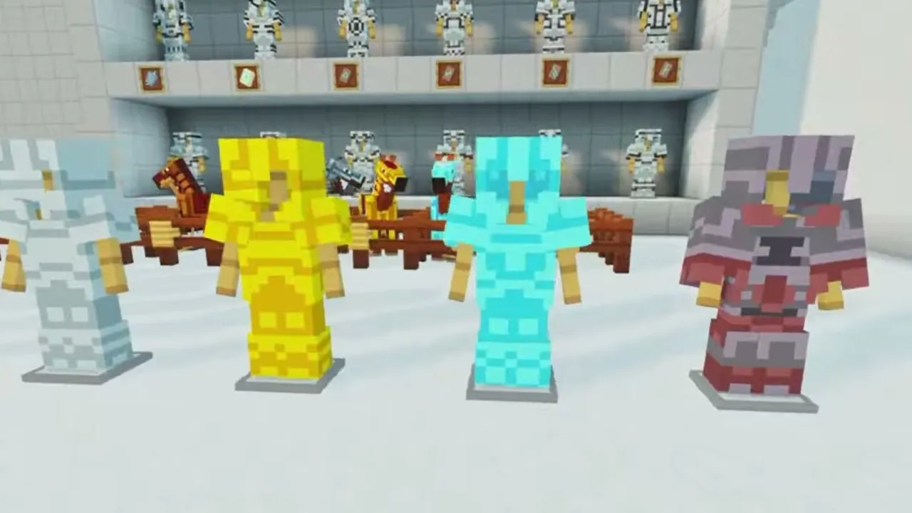 Actions & Stuff Flat texture pack for Minecraft PE, screenshot 3