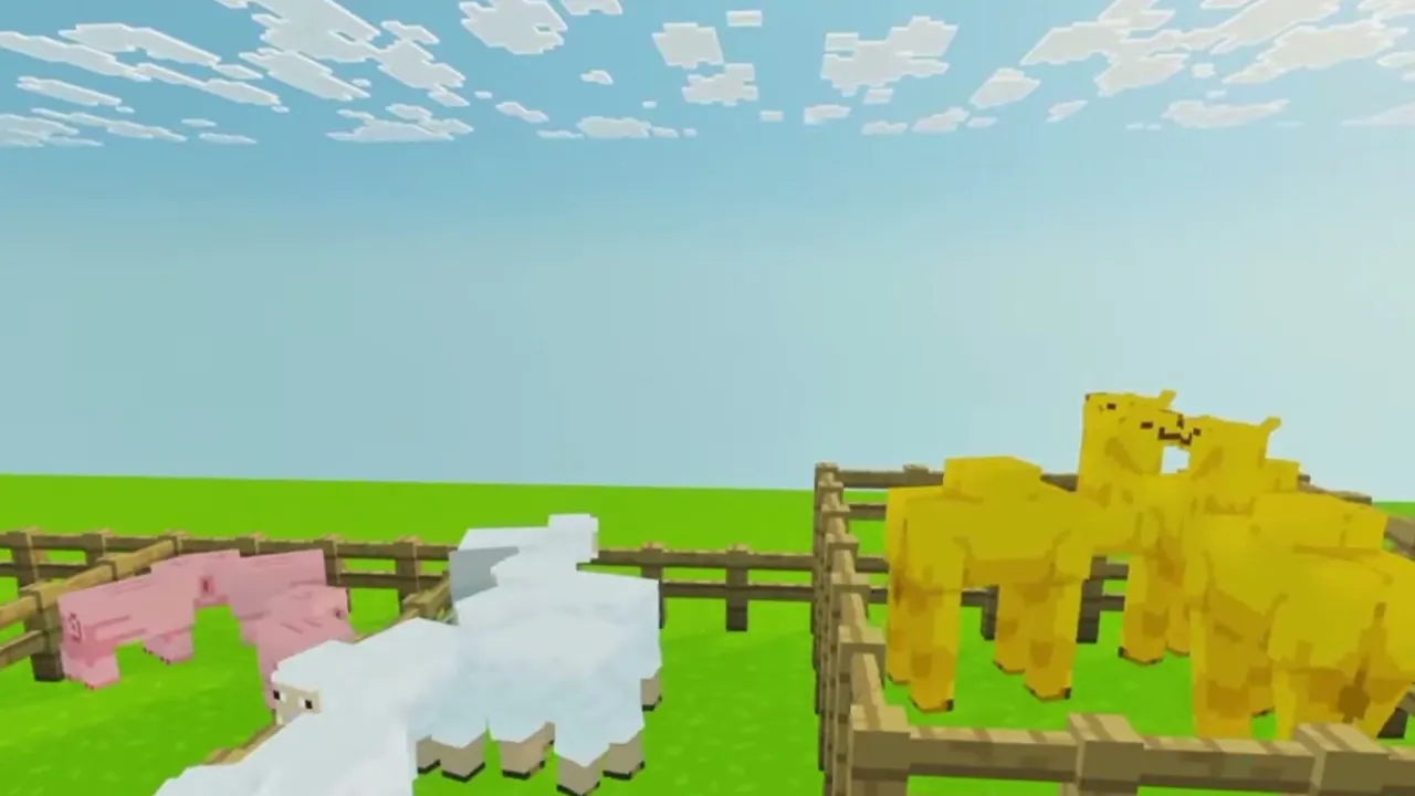 Actions & Stuff Flat texture pack for Minecraft PE, screenshot 4