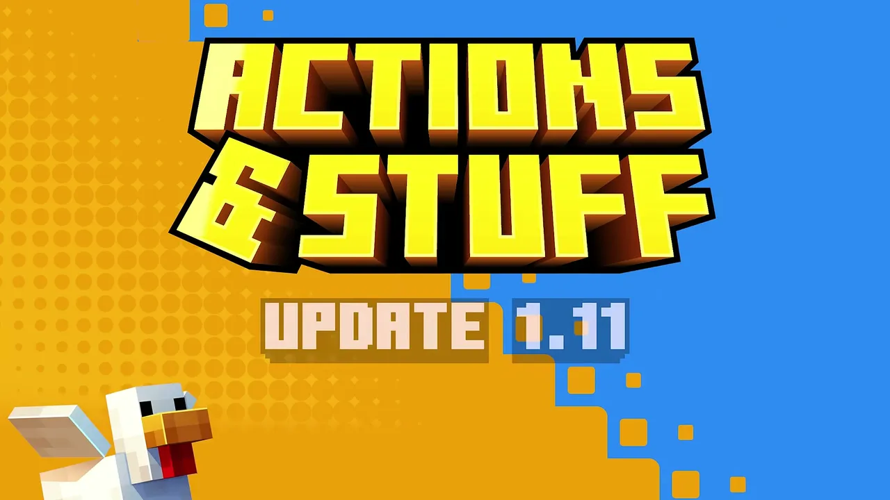Actions & Stuff texture pack for Minecraft PE, screenshot 1