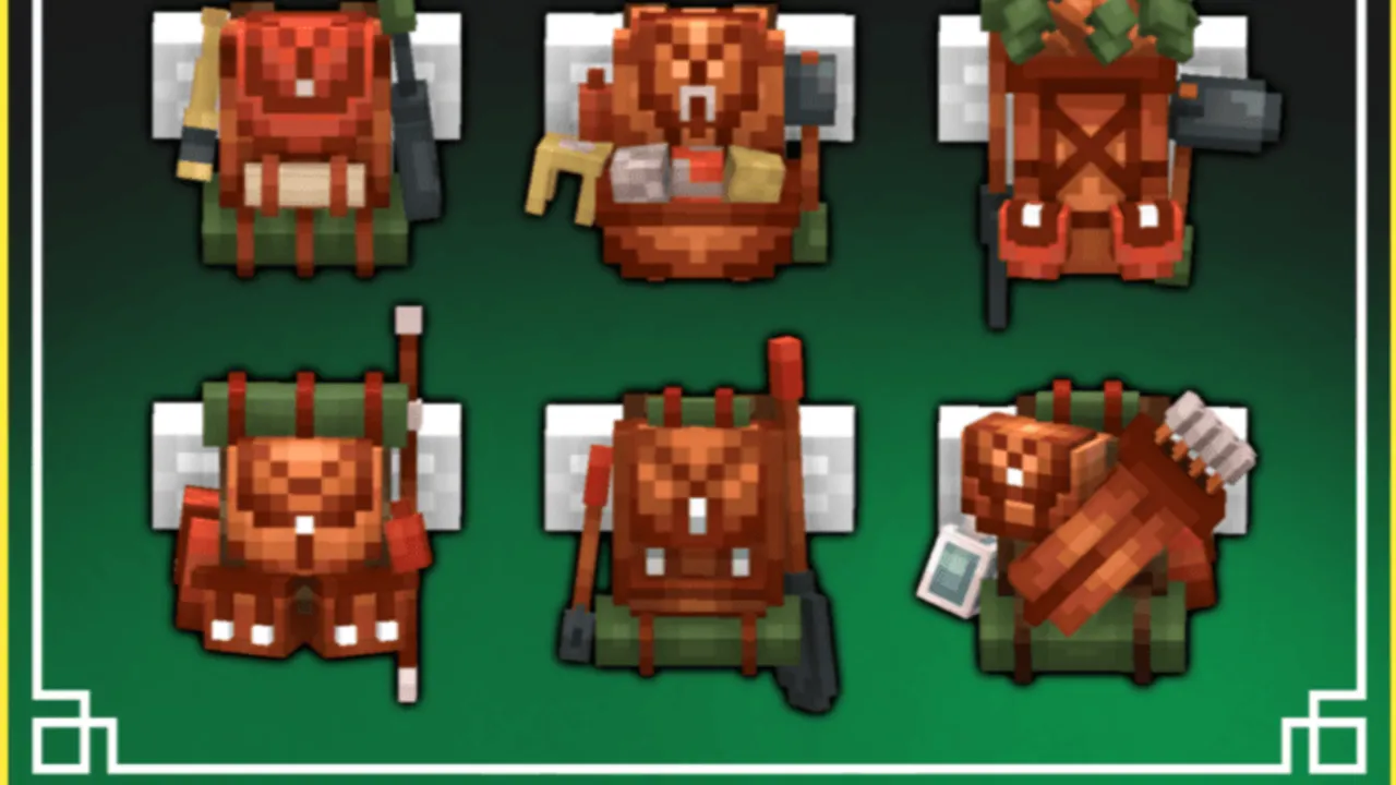 Backpacked Armor texture pack: Variants