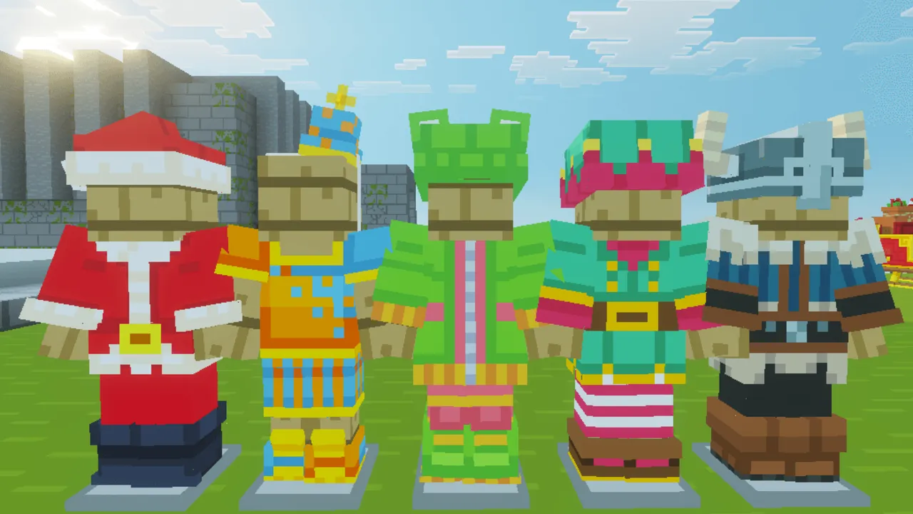 Bare Bones & Stuff texture pack: Costumes from the 1.9 update