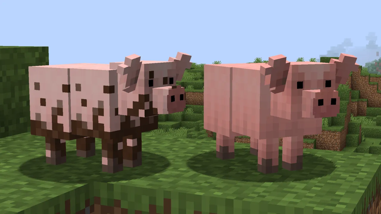 Better Farm Animals texture pack: Pigs