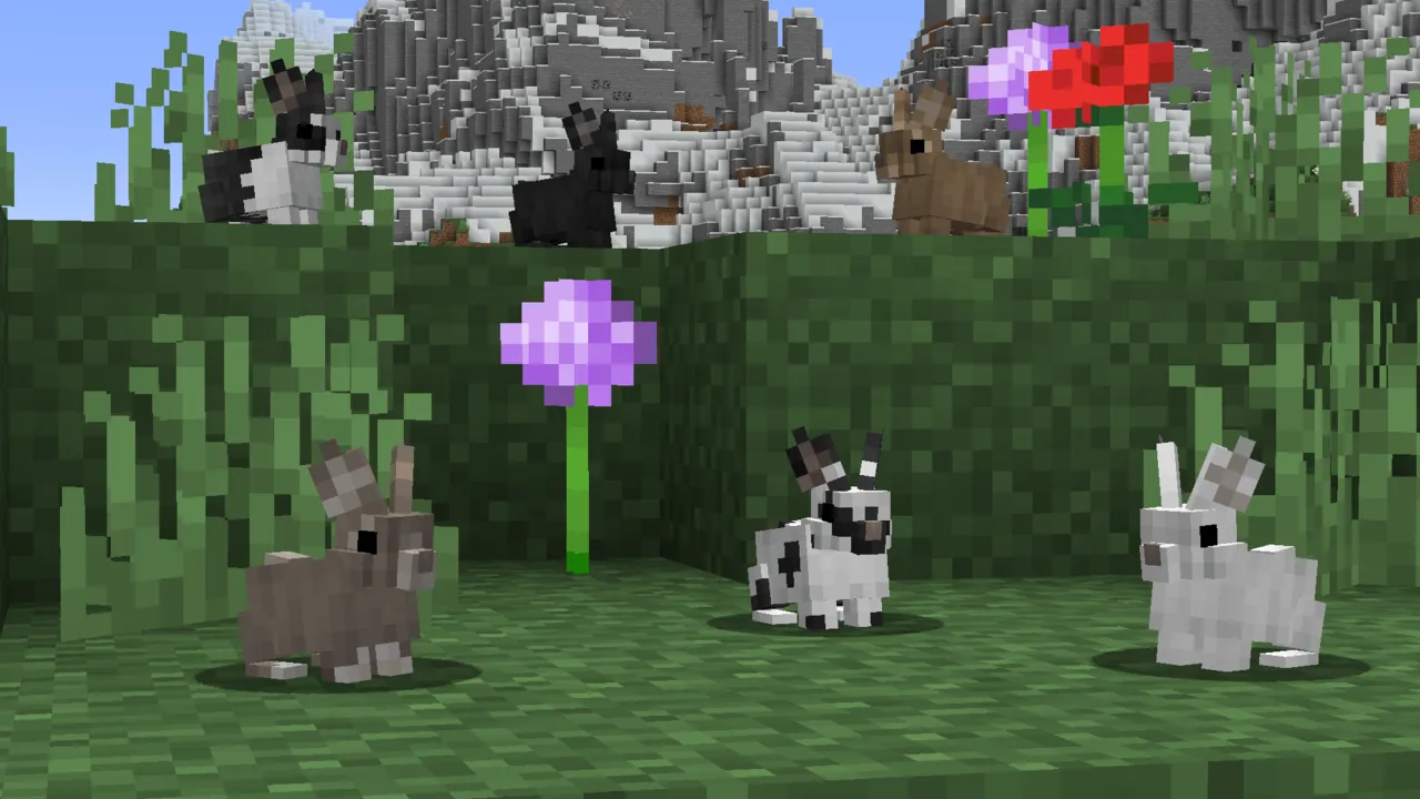 Better Farm Animals texture pack: Rabbits