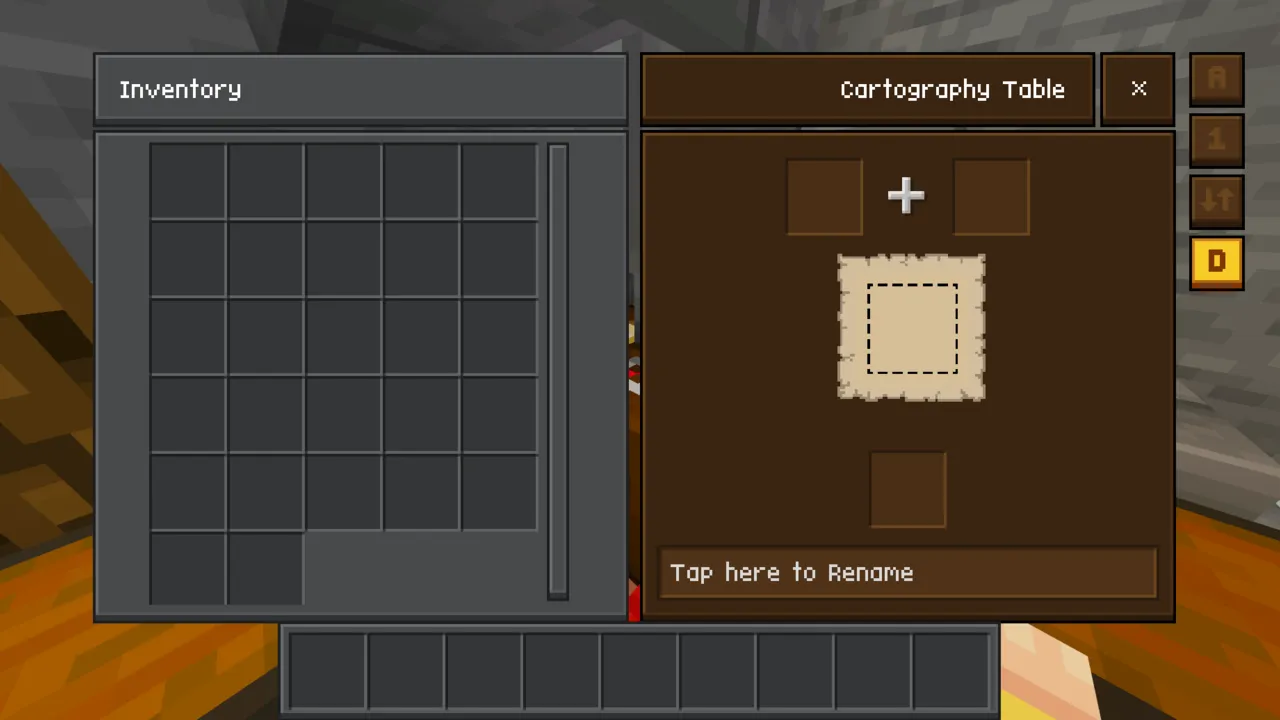 Better Quick Loot texture pack: Cartography table pocket (Nightfall)