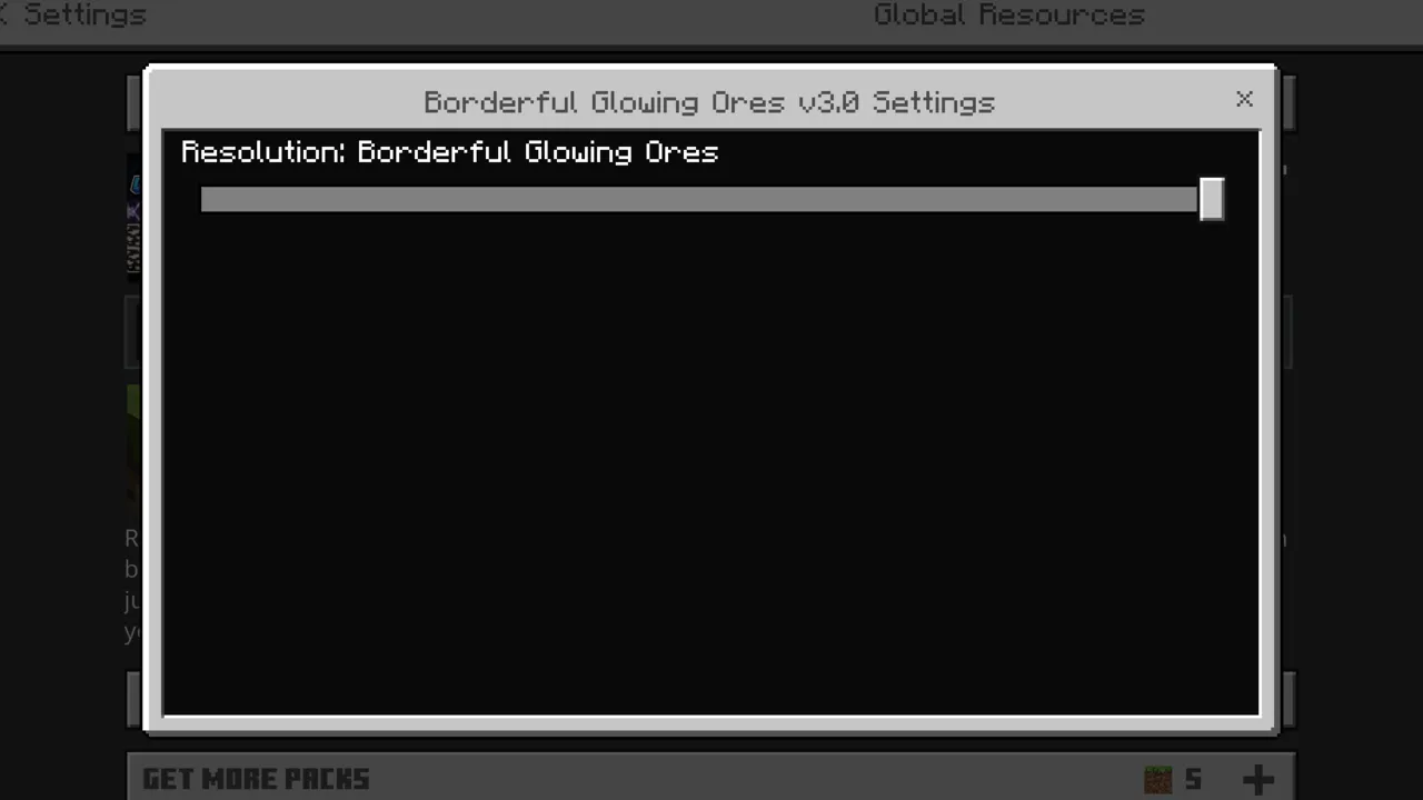 Borderful Glowing Ores texture pack for Minecraft PE, screenshot 2