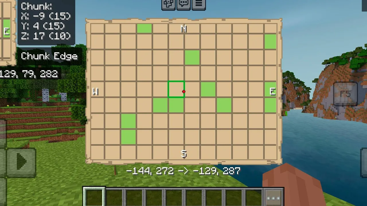 Chunk Viewer texture pack: Chunk details show up on your HUD