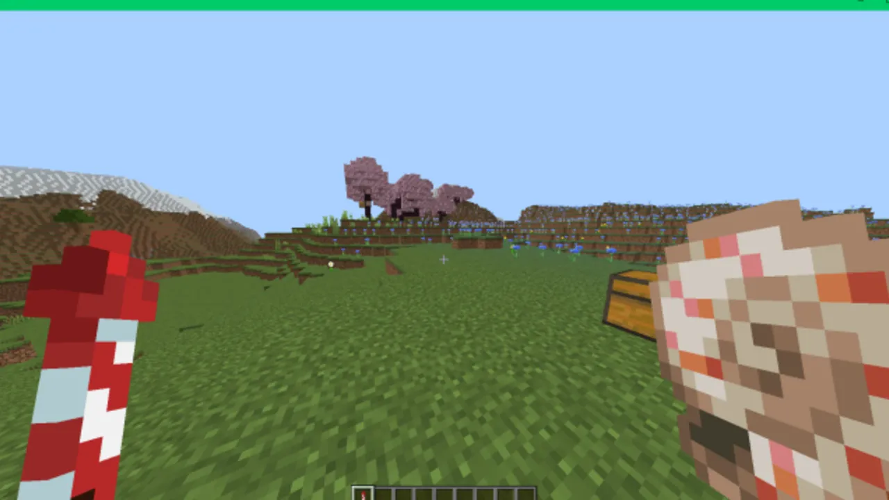 Complex Left Hand texture pack: Player holding a sheep skin