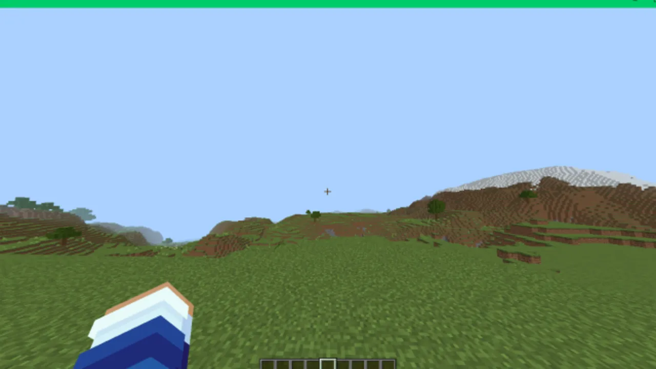 Complex Left Hand texture pack: Player holding item in grassy field