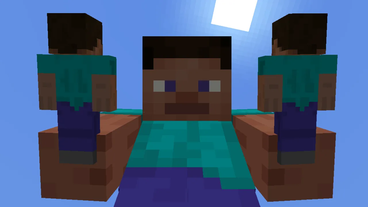 Custom 3D Totem With Player Skin texture pack: Player with custom skin on totem