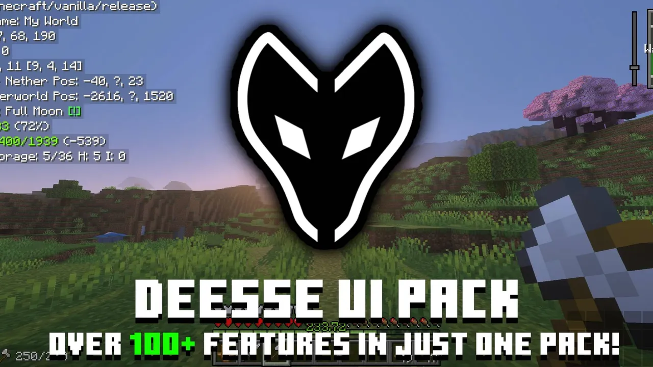 Déesse UI Pack texture pack for Minecraft PE, screenshot 1