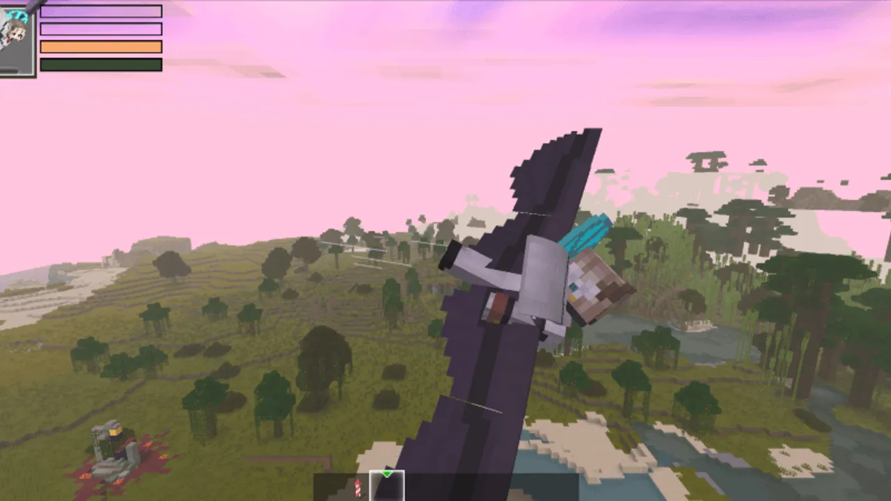 Fay's Player Animation texture pack: Player holding sword in air