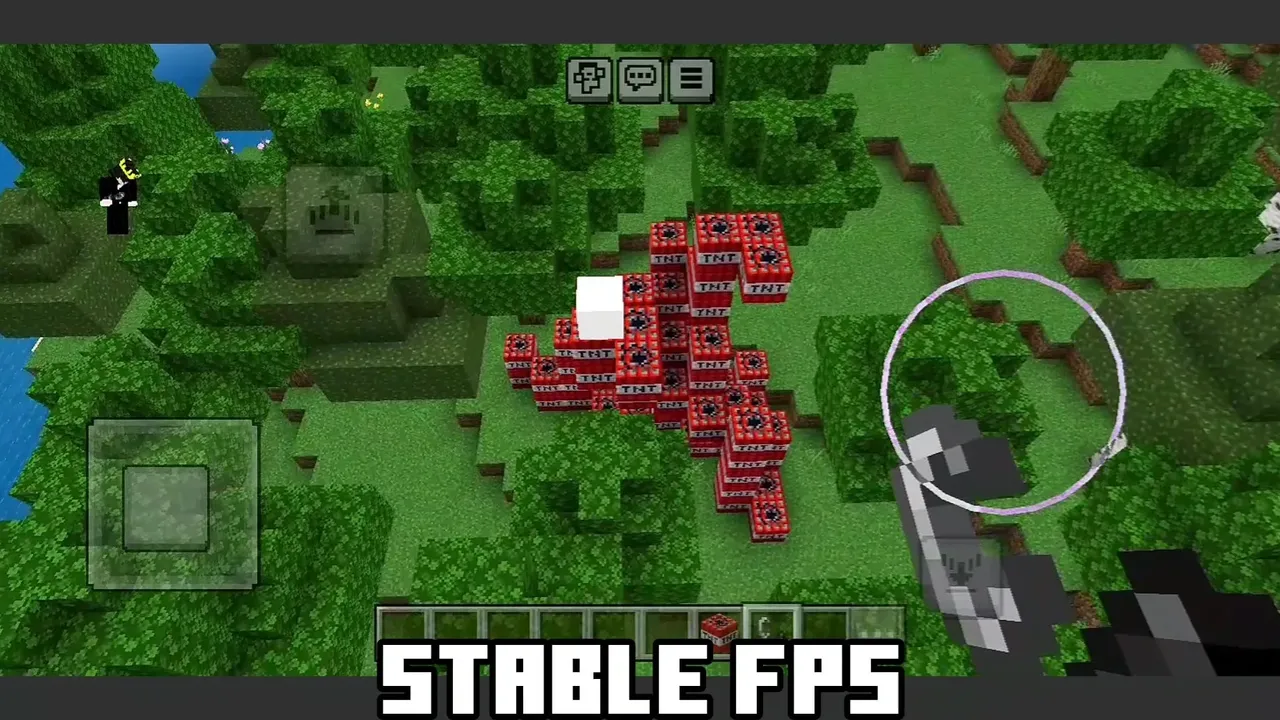 FPS Booster texture pack for Minecraft PE: Option that keeps standard mob animation running
