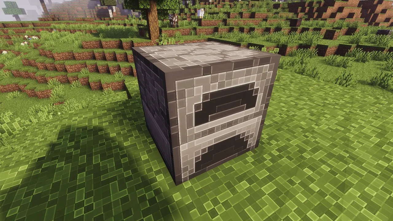 Outline Texture Pack: Stone block with sketched edges on grass