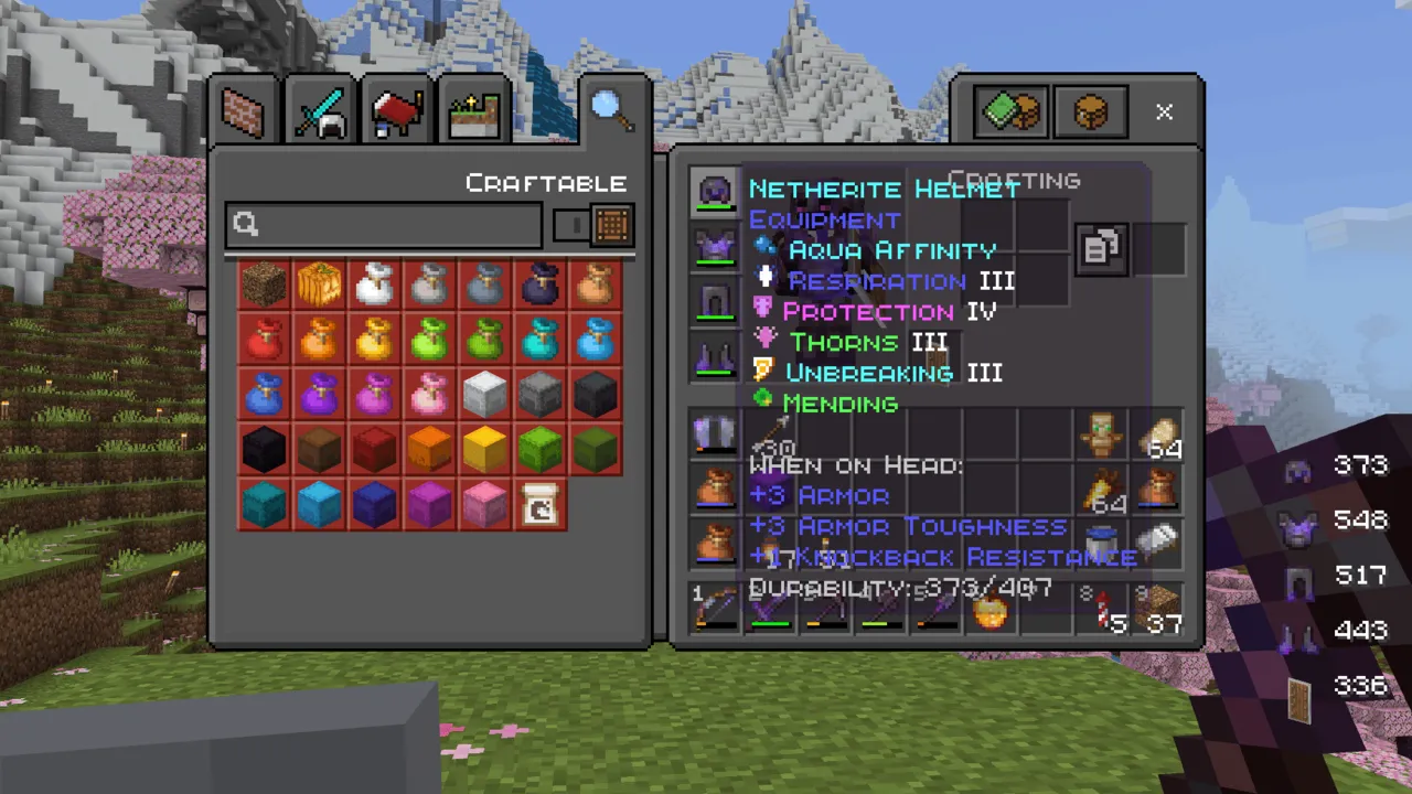 Survival Overhaul texture pack: Enchantment Icons