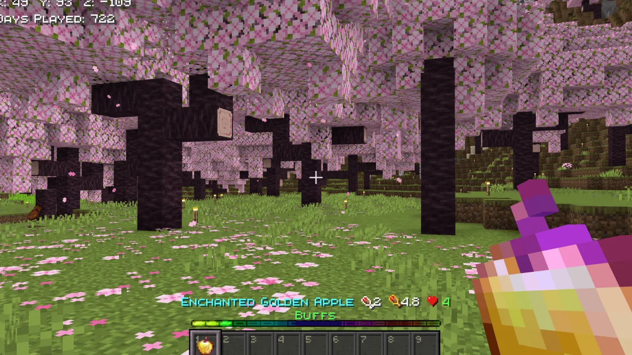 Survival Overhaul texture pack: Food Stats Display