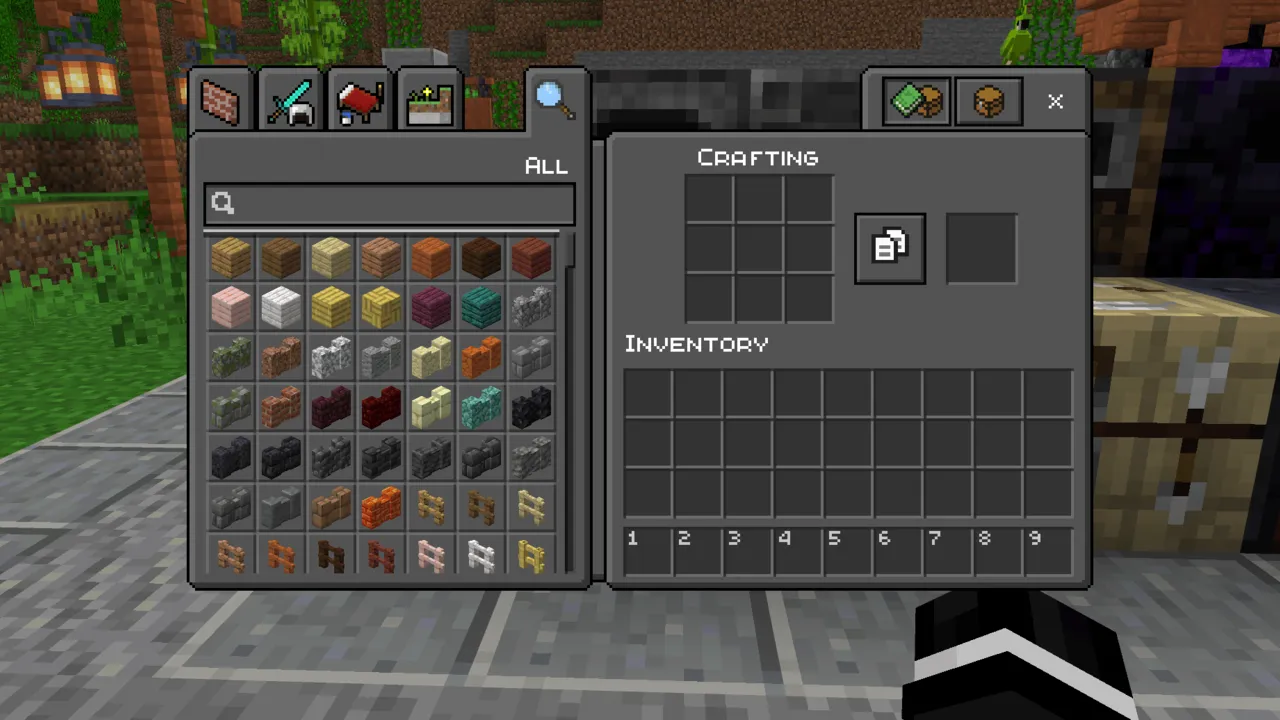 Survival Overhaul texture pack: Quick Crafting Button