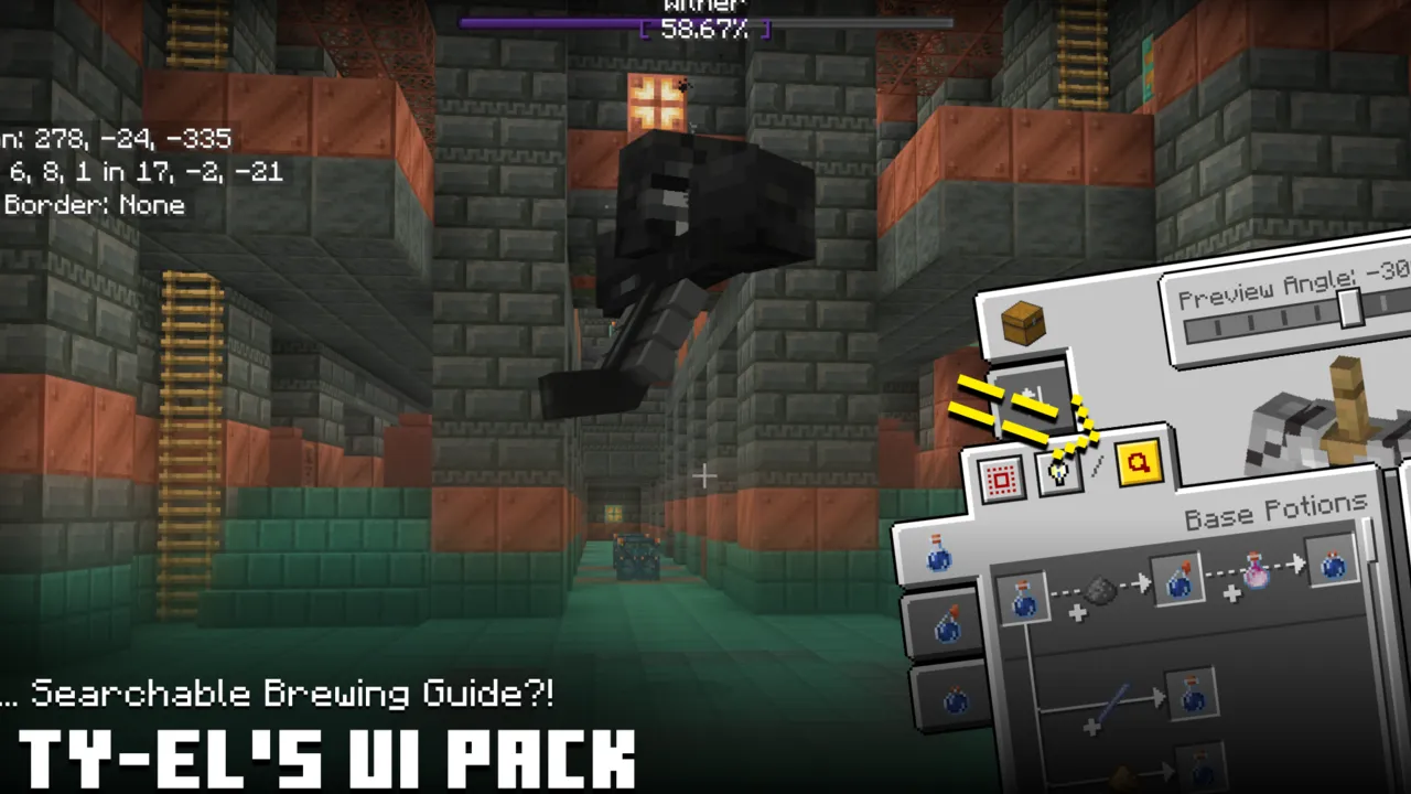 The Ty-el's UI Pack for Minecraft PE: screenshot 1