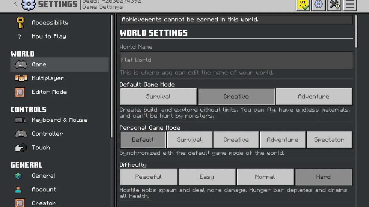 The Ty-el's UI Pack: Settings Screen
