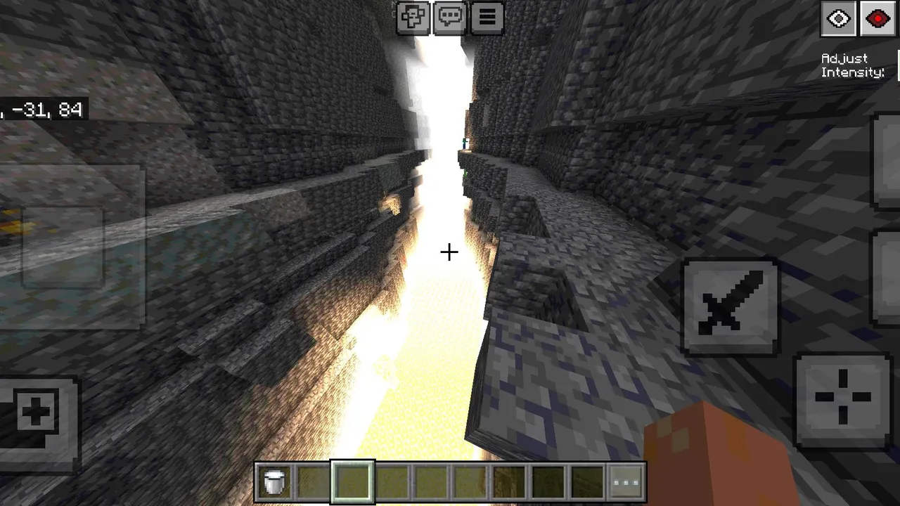 Toggle Night Vision texture pack: Night vision menu with brightness controls