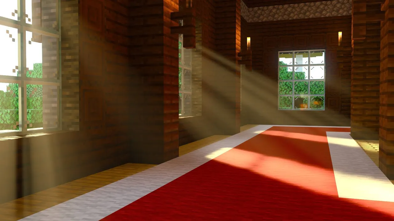 Vanilla RTX Normals texture pack: Lit Mansion