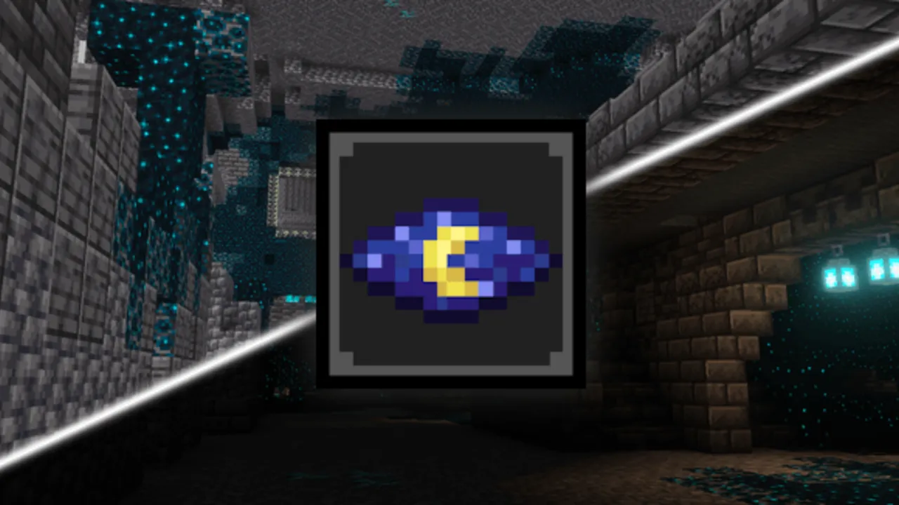 Vibrant Visuals Night Vision Pack for Minecraft PE: Moon in a dark cave