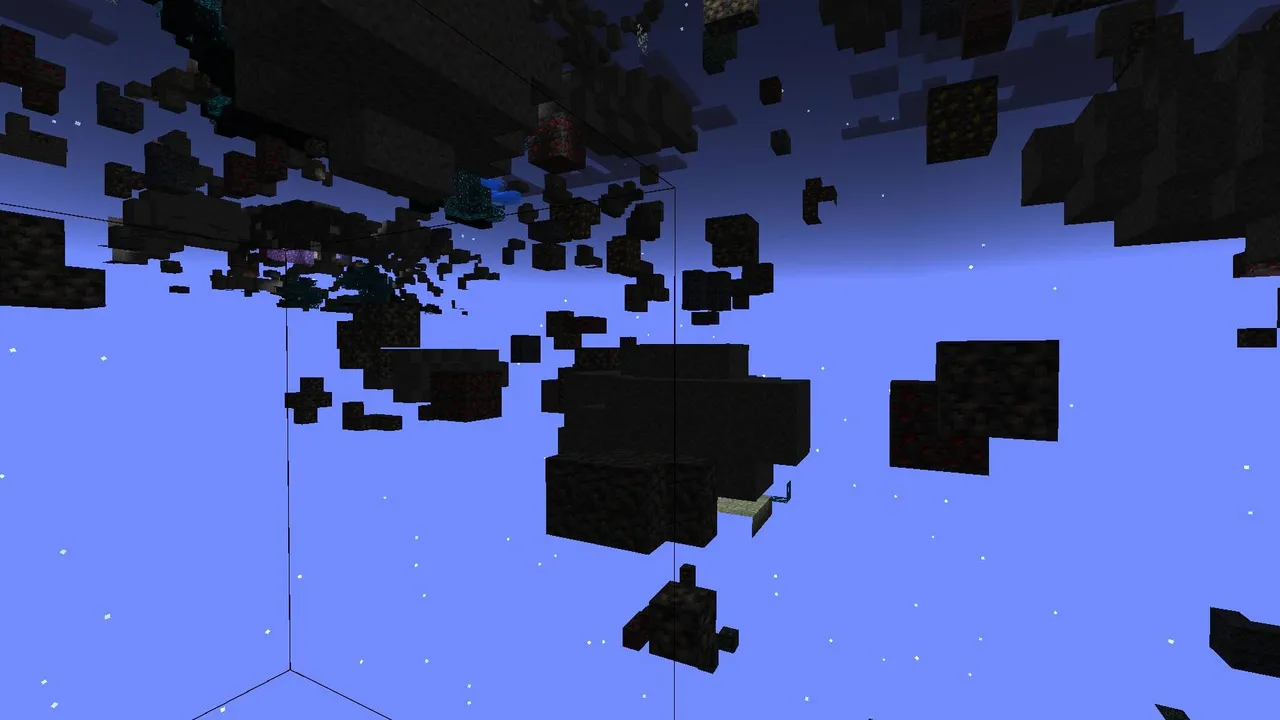 X-Ray Texture Pack Minecraft texture pack: Floating blocks in the sky